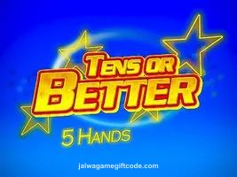 Tens Or Better 5 Hand Game Image